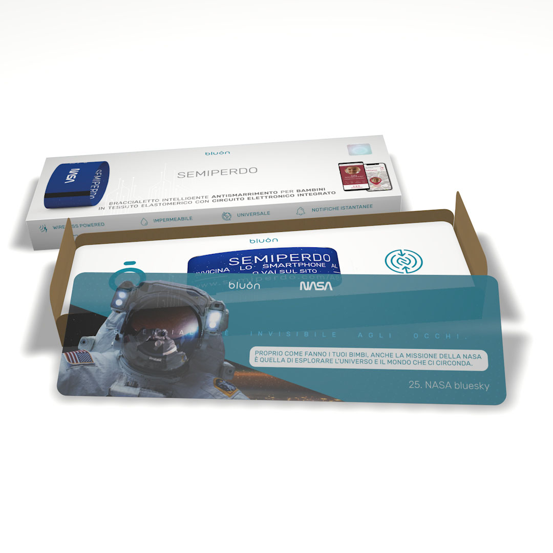 Braccialetto Semiperdo: NASA bluesky - package