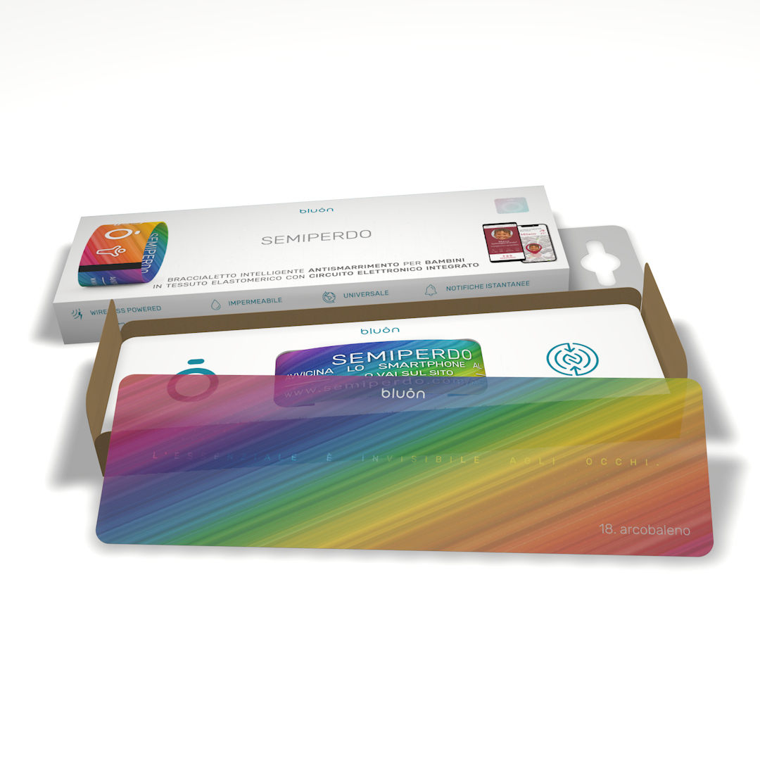 Braccialetto Semiperdo - arcobaleno