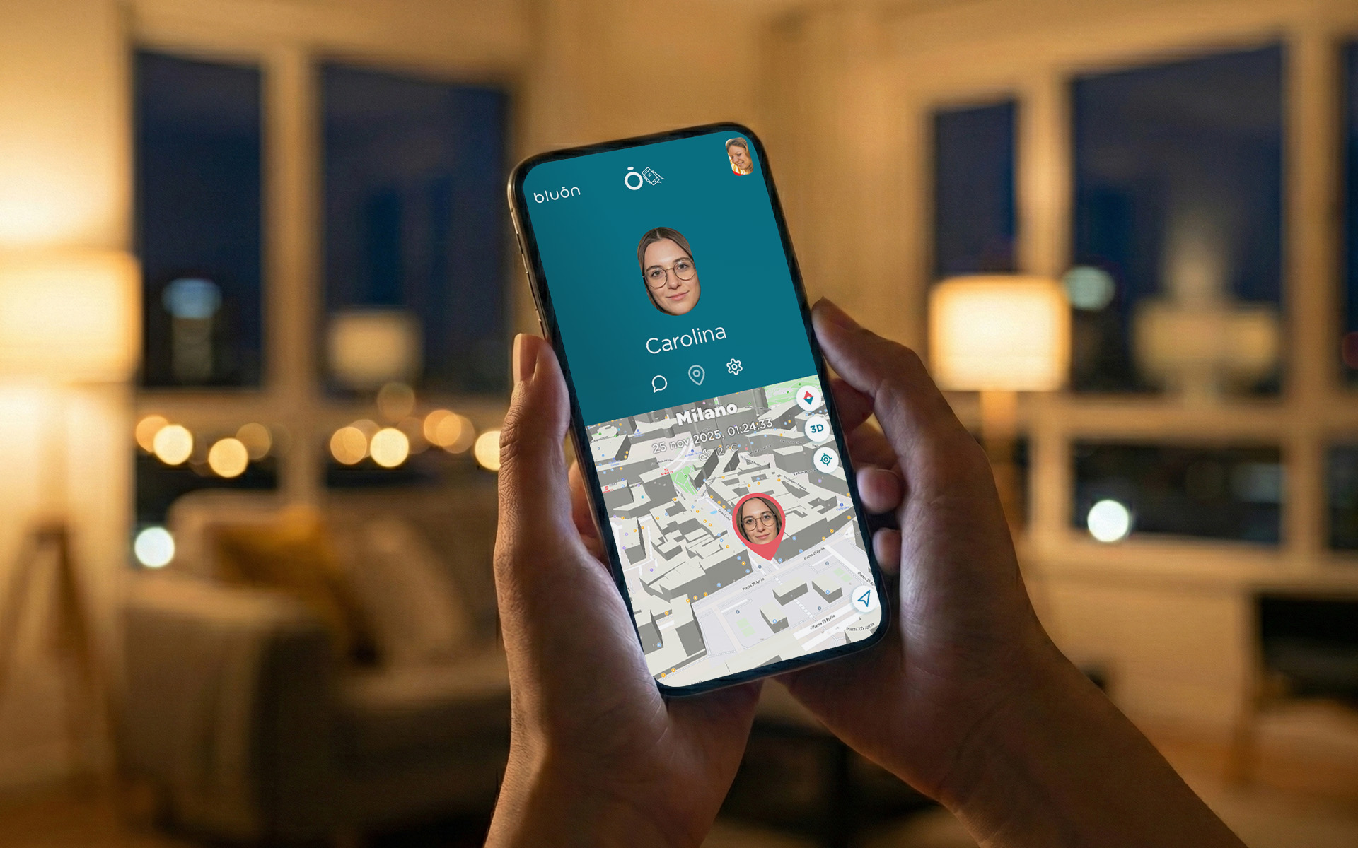 Mappa con Posizione GPS inviata tramite notifica