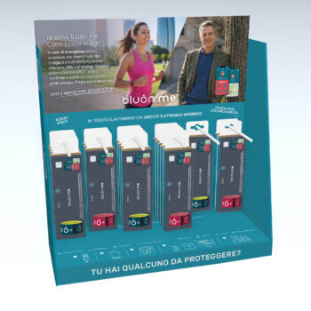 Espositore da banco per braccialetti bluon.me