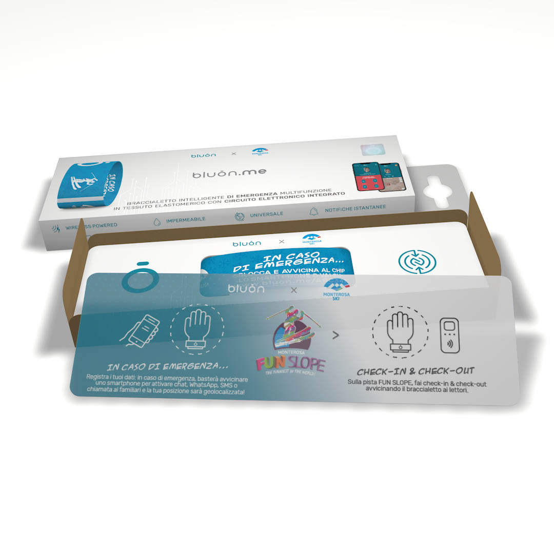 Braccialetto bluon.me x Monterosa Ski