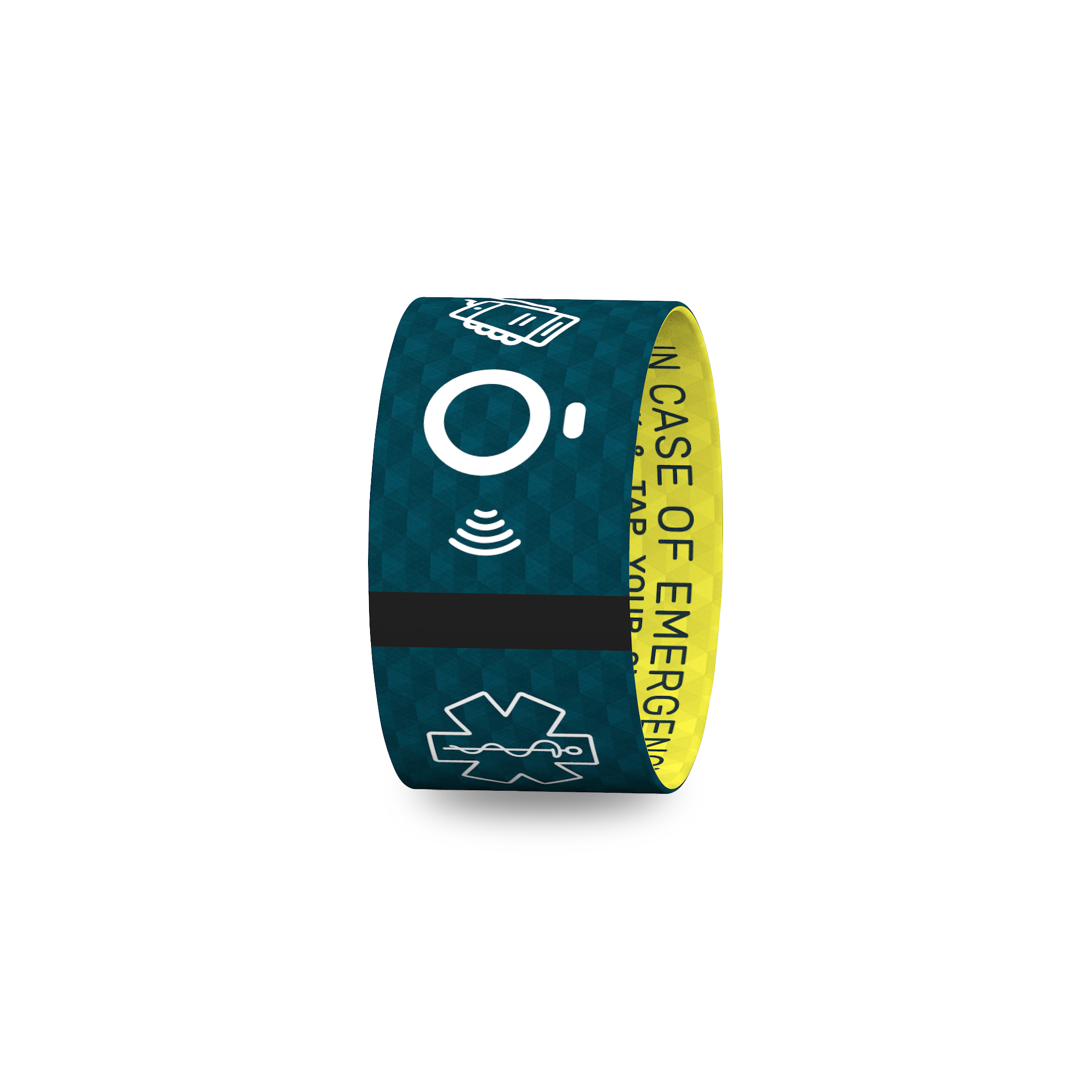 Braccialetto bluon.me & pay OCEANIC con microchip di pagamento e Safeguard